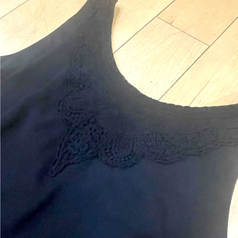 Black mini dress